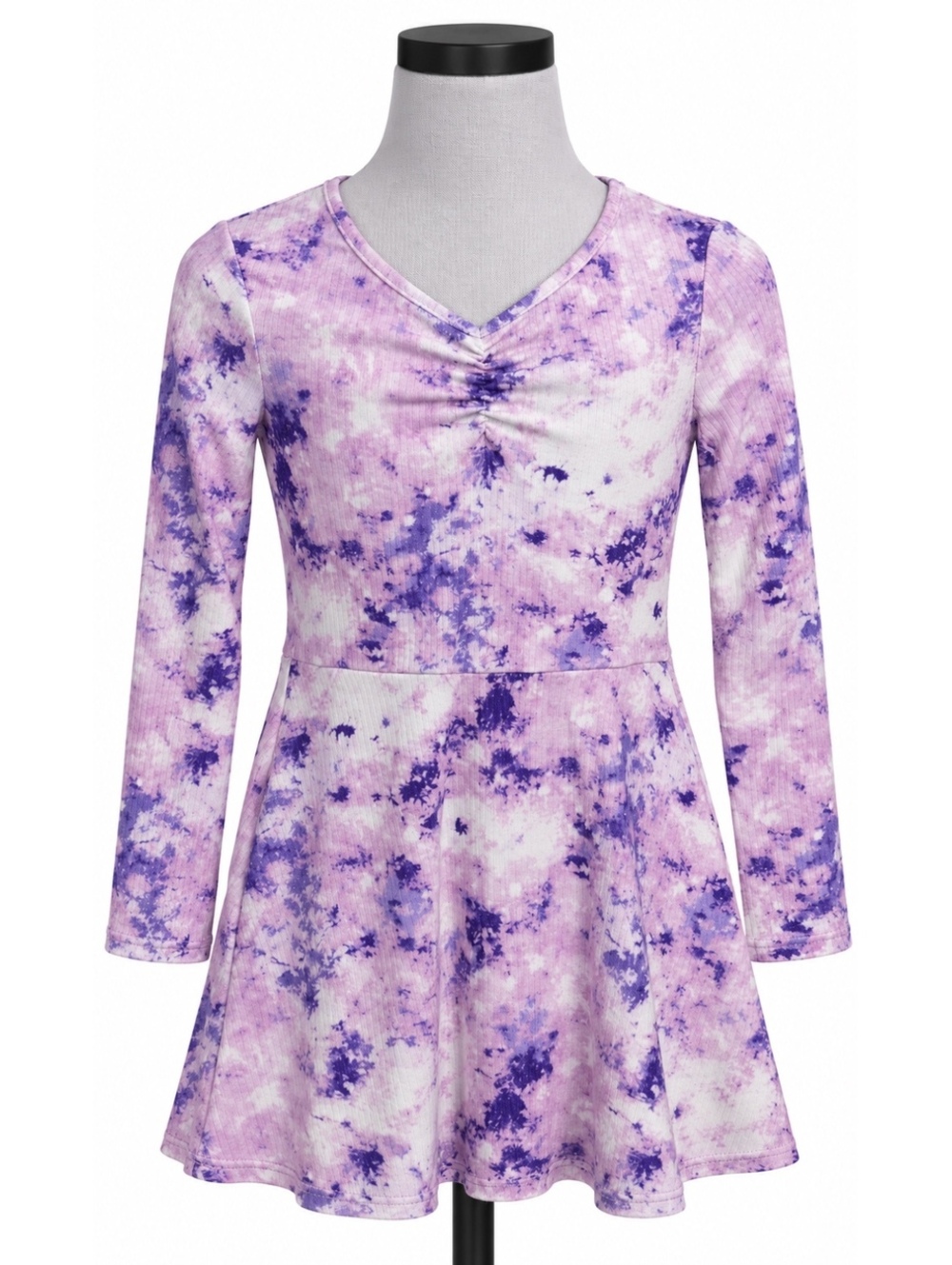 Art Class Pink, Purple and White Tie Dye Dress (L-10/12)